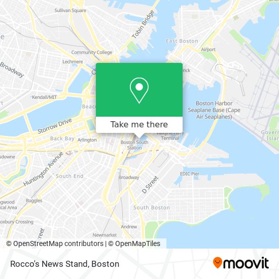 Mapa de Rocco's News Stand