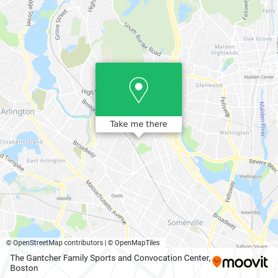 The Gantcher Family Sports and Convocation Center map