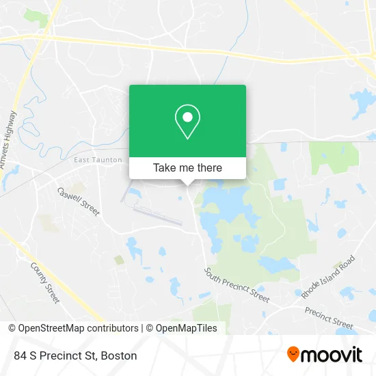 84 S Precinct St map