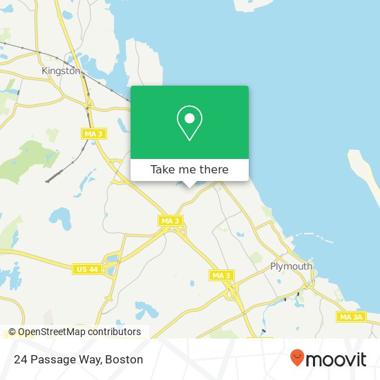 Mapa de 24 Passage Way, Plymouth, MA 02360