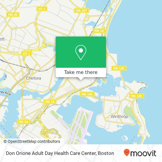 Mapa de Don Orione Adult Day Health Care Center