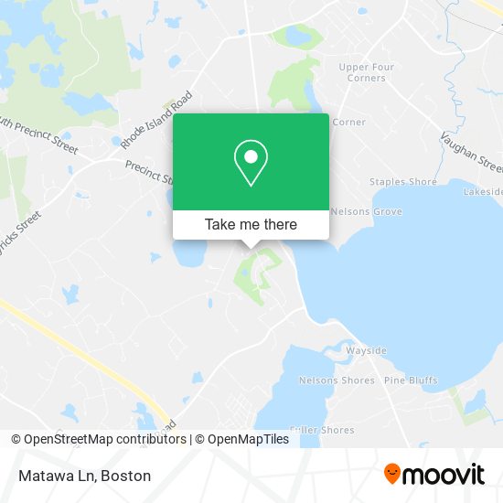 Mapa de Matawa Ln, Lakeville, MA 02347