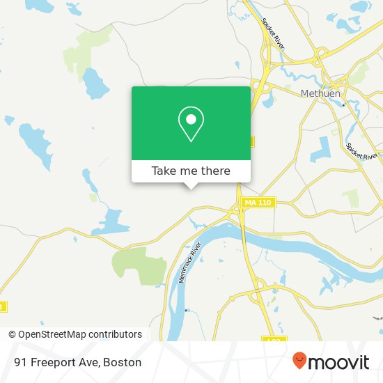 91 Freeport Ave, Methuen, MA 01844 map