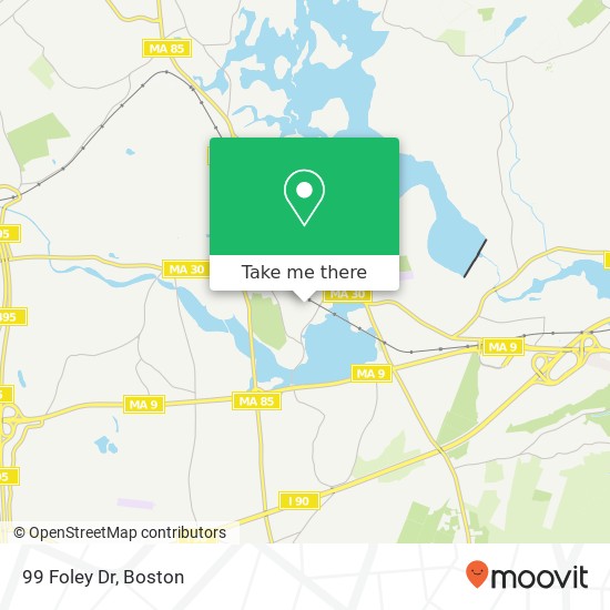 Mapa de 99 Foley Dr, Southborough, MA 01772