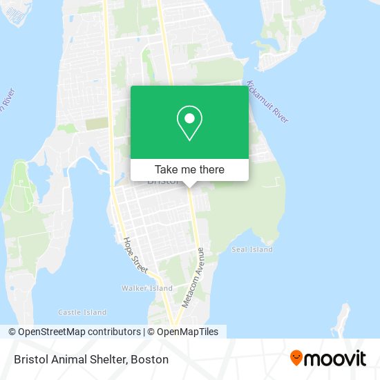 Bristol Animal Shelter map