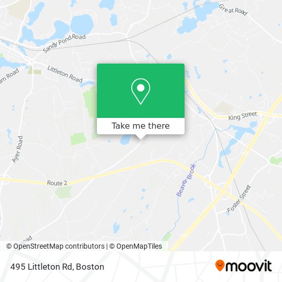 Mapa de 495 Littleton Rd, Harvard, MA 01451