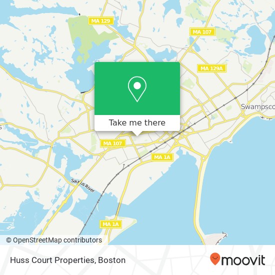 Mapa de Huss Court Properties, 20 Huss Ct