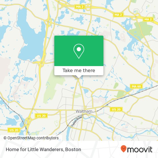 Mapa de Home for Little Wanderers, 409 Lexington St