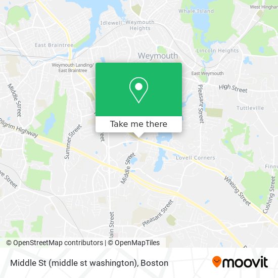 Mapa de Middle St (middle st washington)