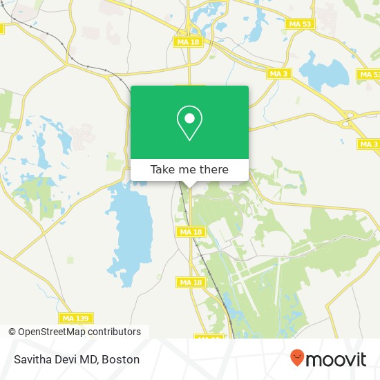 Savitha Devi MD, 1121 Main St map