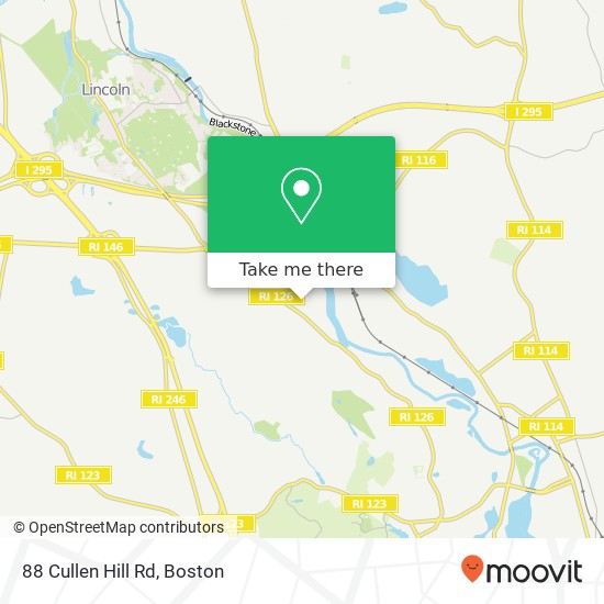 88 Cullen Hill Rd, Lincoln, Town of, RI 02865 map