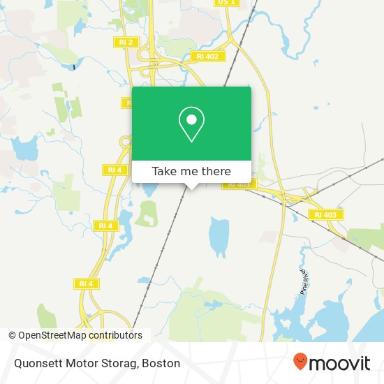 Quonsett Motor Storag, 342 Compass Cir map