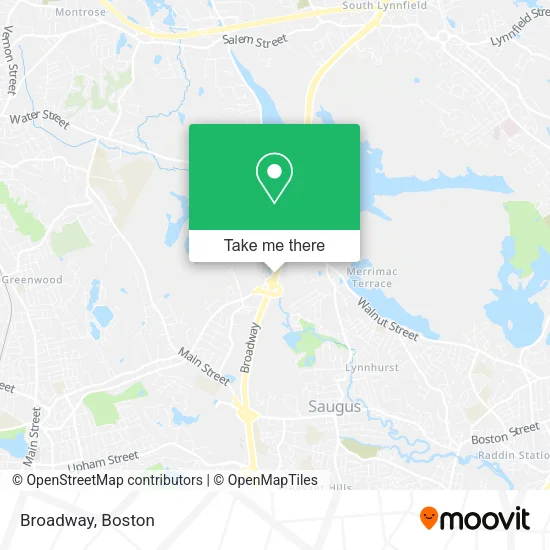 Mapa de Broadway