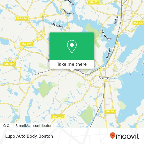 Mapa de Lupo Auto Body, 171 Boston St