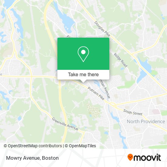 Mowry Avenue map