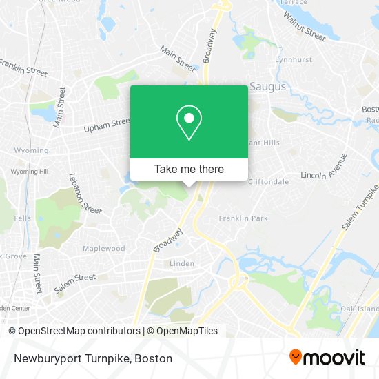 Mapa de Newburyport Turnpike