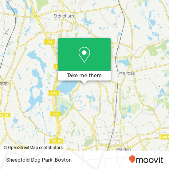 Sheepfold Dog Park map