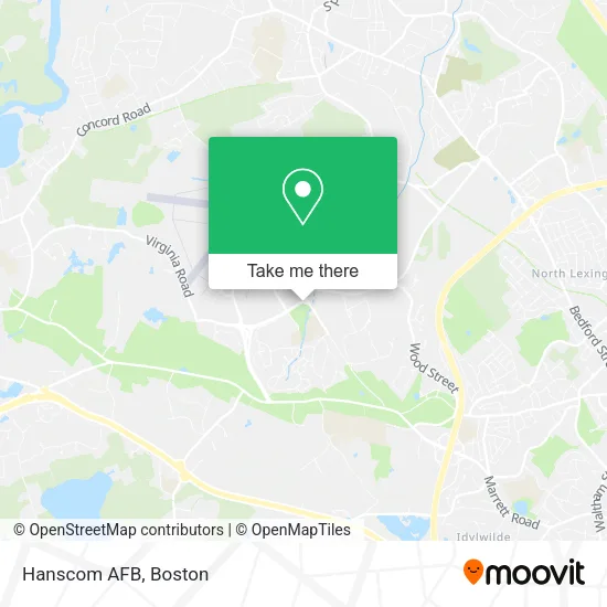 Mapa de Hanscom AFB