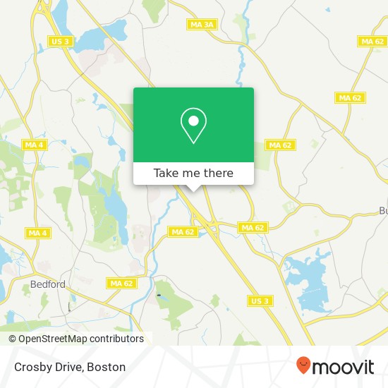 Mapa de Crosby Drive