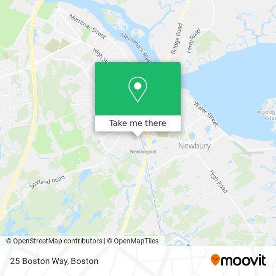 Mapa de 25 Boston Way