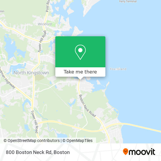 Mapa de 800 Boston Neck Rd