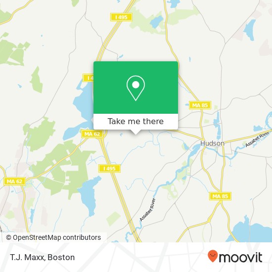 Mapa de T.J. Maxx, Berlin, MA 01503