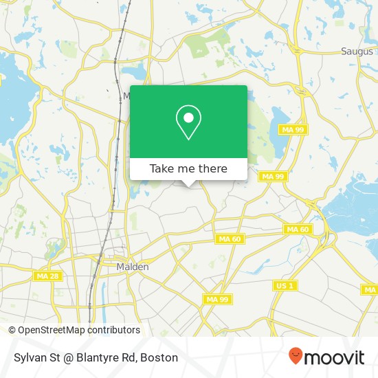 Sylvan St @ Blantyre Rd map