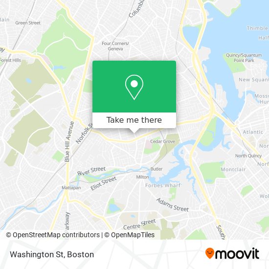 Mapa de Washington St