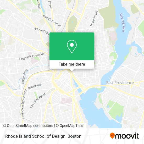 Rhode Island School of Design map