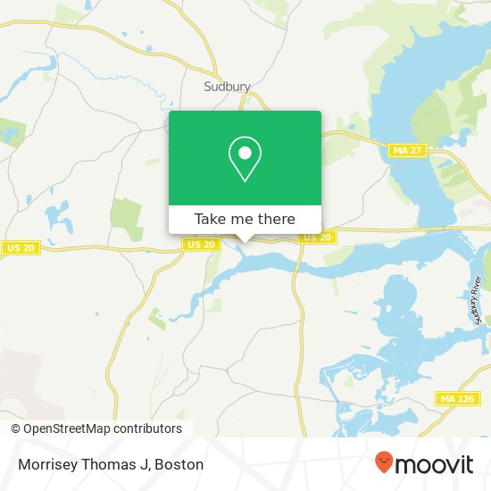 Morrisey Thomas J, 321 Boston Post Rd map