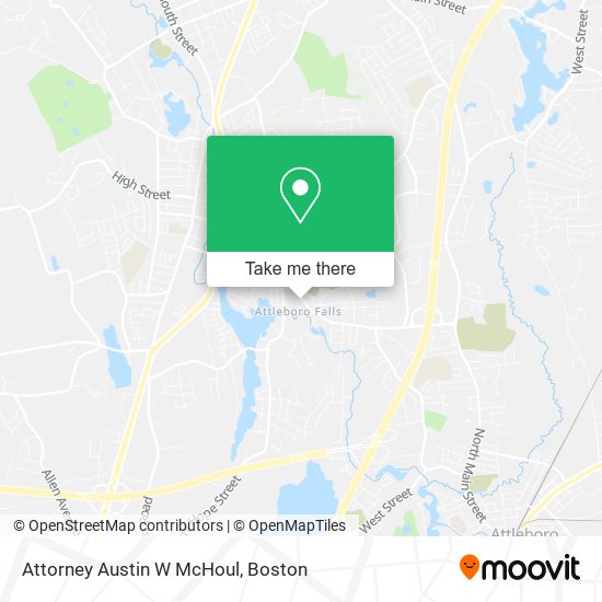 Attorney Austin W McHoul map