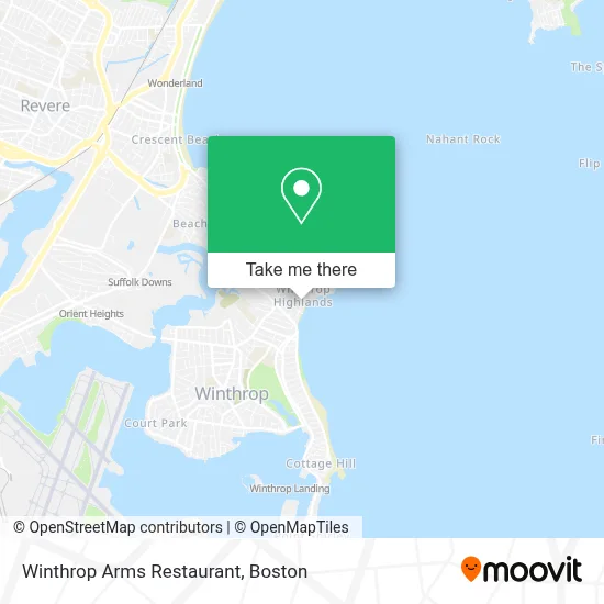 Winthrop Arms Restaurant map