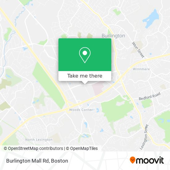 Mapa de Burlington Mall Rd