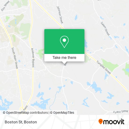 Mapa de Boston St