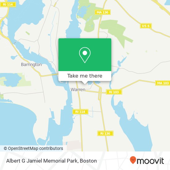 Mapa de Albert G Jamiel Memorial Park, Wood St