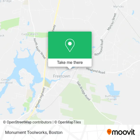 Monument Toolworks map