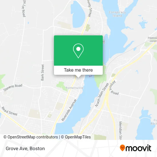 Grove Ave map