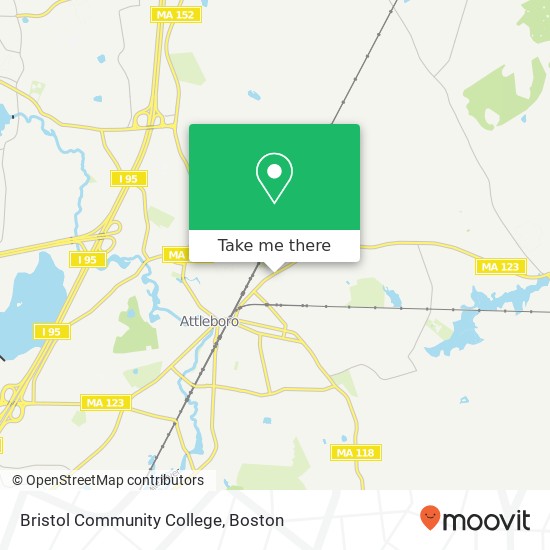 Bristol Community College map