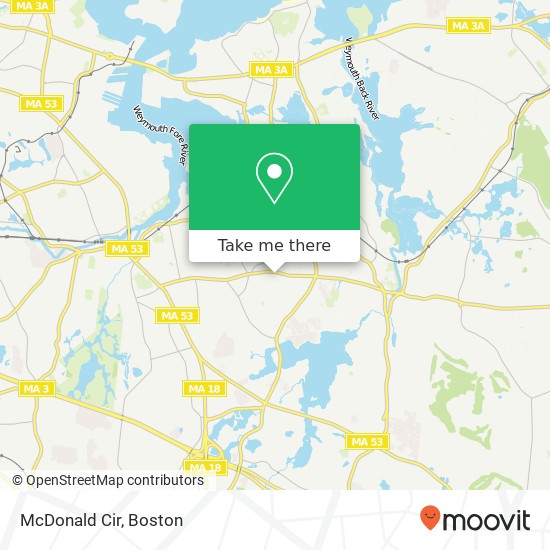 McDonald Cir map
