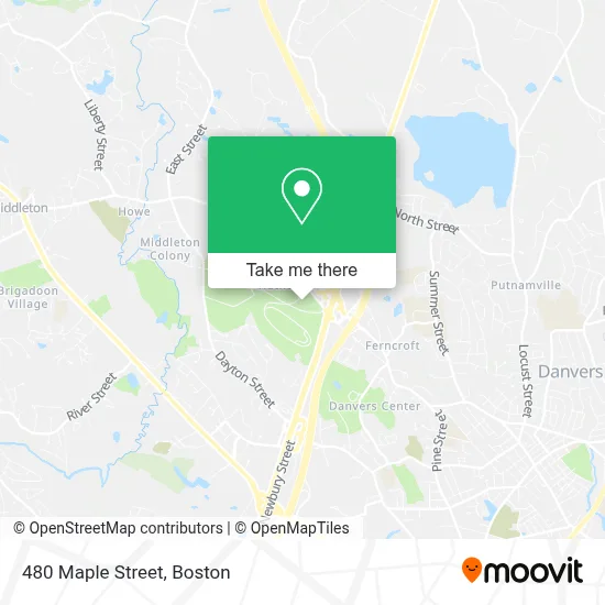 480 Maple Street map