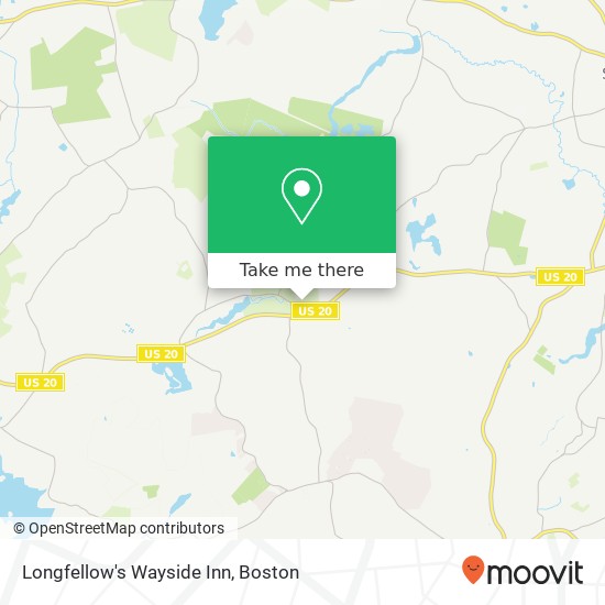 Mapa de Longfellow's Wayside Inn