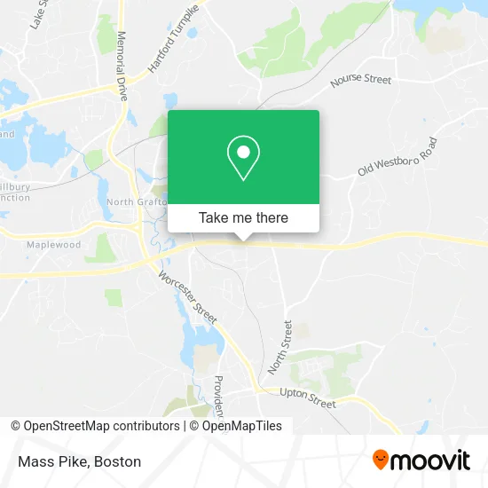 Mass Pike map