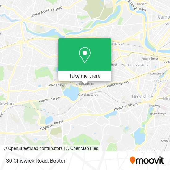 Mapa de 30 Chiswick Road