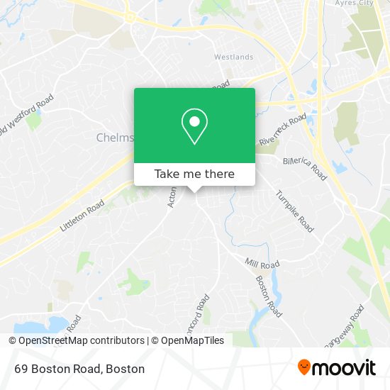 69 Boston Road map