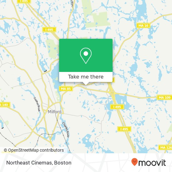 Mapa de Northeast Cinemas