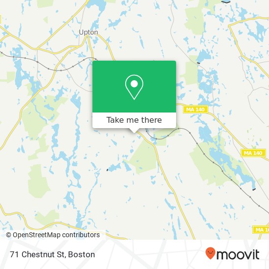 Mapa de 71 Chestnut St