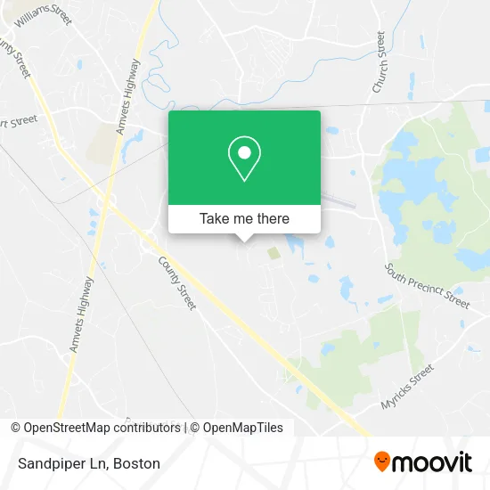 Sandpiper Ln map