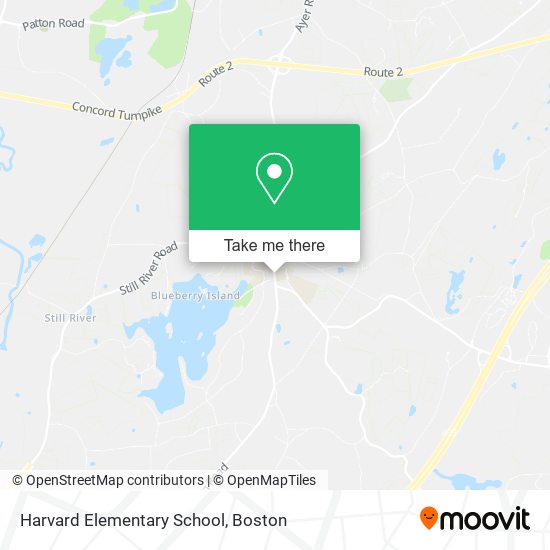 Harvard Elementary School map