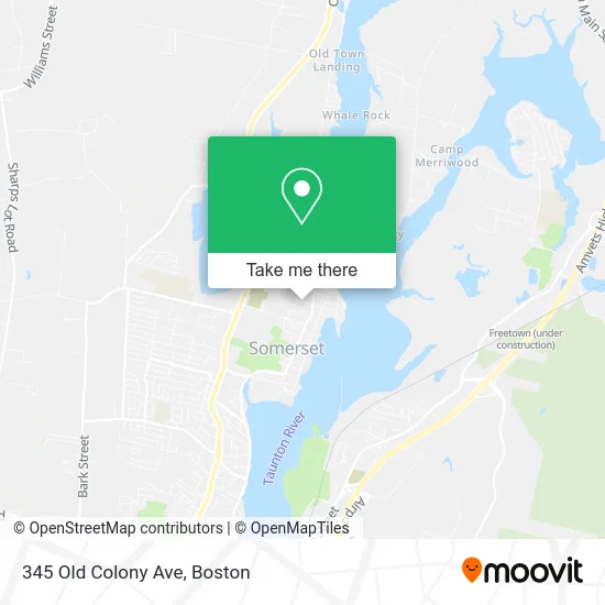 345 Old Colony Ave map