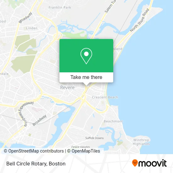 Bell Circle Rotary map
